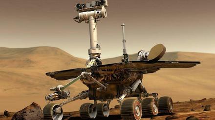 Eine Nasa-Darstellung des Mars-Rovers "Opportunity".