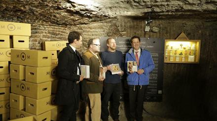 Im Stollen. Im Mai wurde das Archiv im Salzbergwerk offiziell eingeweiht. 