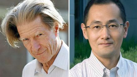Die Nobelpreisträger für Medizin 2012: John Gurdon (links) und Shinya Yamanaka (rechts). 