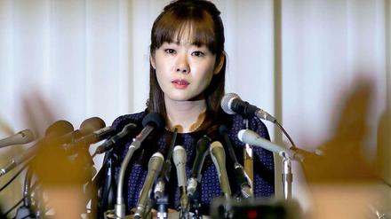 Unter Manipulationsverdacht. Die Hauptautorin der Fachartikel, Haruko Obokata, aufgenommen bei einer Pressekonferenz im April.