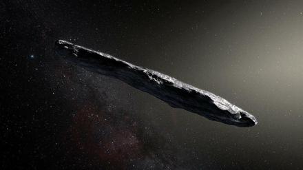 Oumuamua - der erste "Botschafter" von außerhalb unseres Sonnensystems.