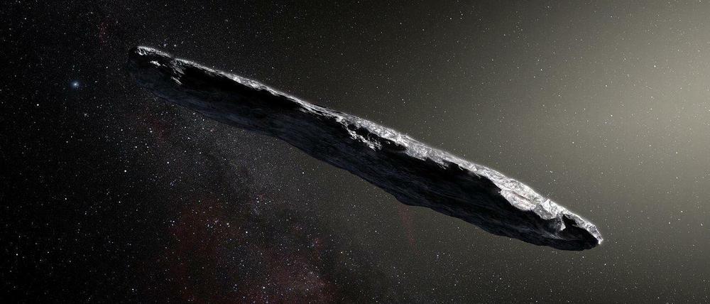 Oumuamua - der erste "Botschafter" von außerhalb unseres Sonnensystems.