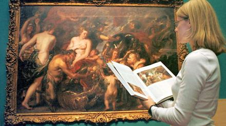 Geschichtsglauben. Die vermeintlich rationale Wissenschaft liegt manchmal näher am irrationalem Glauben als behauptet, hieß es auf dem 51. Deutschen Historikertag in Hamburg. So seien die Beziehungen zwischen Mythen und Geschichtsschreibung eng. – Das Foto zeigt das Rubens-Gemälde „Minerva beschützt Pax“ (1629), eine Friedens-Allegorie.