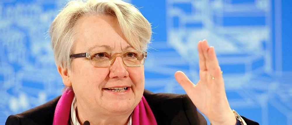 Bundesforschungsministerin Annette Schavan.