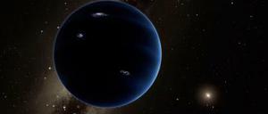 So könnte er aussehen. Künstlerische Darstellung des Planet 9. Den Berechnungen zufolge hat er etwa die zehnfache Masse der Erde. 