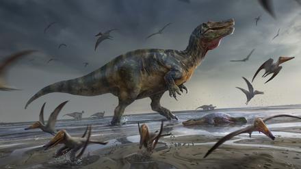 Der auf der heutigen Isle of Wight gefundene Spinosauride könnte am Meer gejagt haben.