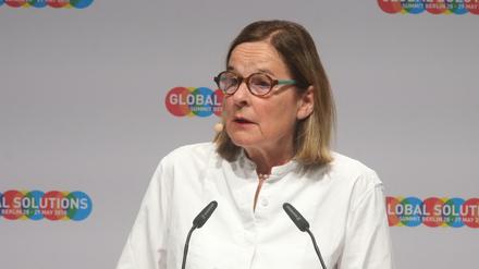 Barbara Ischinger - hier im Mai 2018 als Key Note-Sprecherin beim Global Solutions Summit in Berlin.