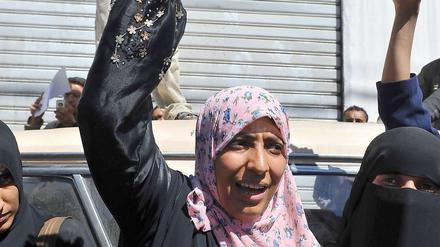 Tawakkul Karman (32) ist die bekannteste Sprecherin der jemenitischen Demokratiebewegung: "Wir fordern alle Seiten auf, die Gewalt zu stoppen."