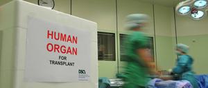 Menschliche Organe für die Transplantation stammen bislang fast nur aus menschlichen Spendern.